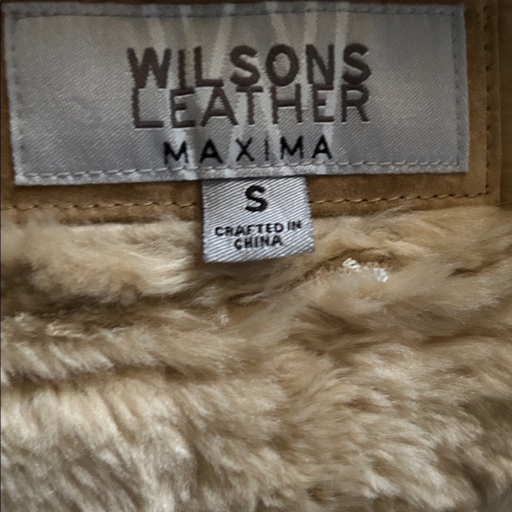 Wilsons Leather Maxima Cream  Jacket - Picture 3 of 10